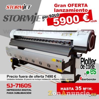 Plotter de impresion por sublimacion StormJet de 160cm